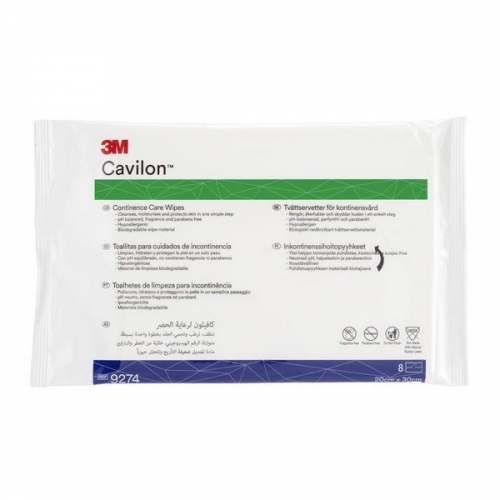 3M Cavilon Continence Care Wipes 72