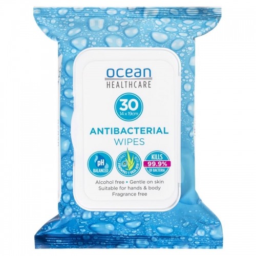 Ocean Antibacterial Wipes 1419cm 6x30