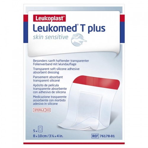 Leukomed T Plus Skin Sensitive Sterile 8x10cm 5