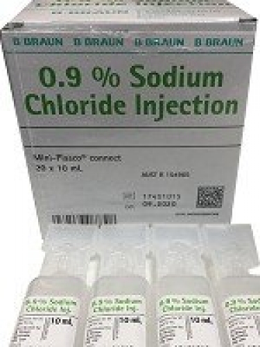 Sodium Chloride .9% Injection 10ml Amp 20