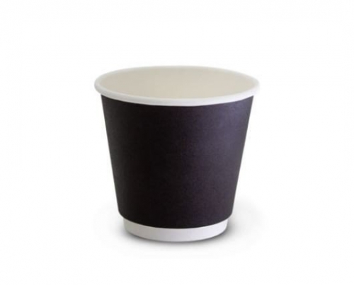 Double Wall Hot Cup BLACK 8oz/280ml 500