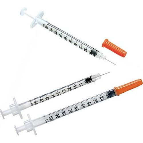 Syringe Insulin 1ml 27G 100