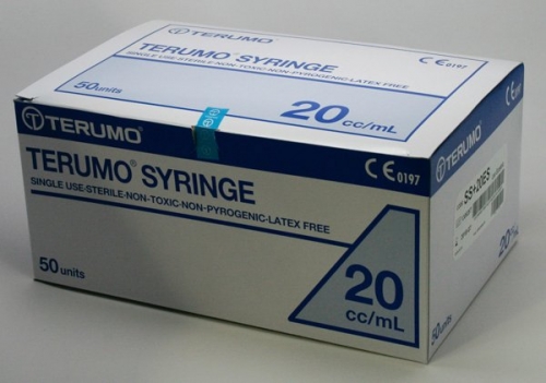 Syringe 20ml Luer Slip Ecc Terumo  50