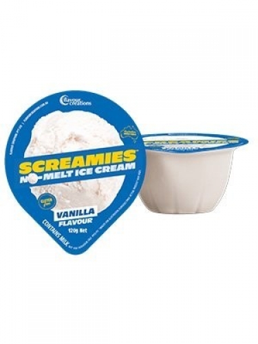 FC Screamies No Melt Ice Cream Vanilla 120g 36