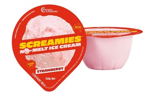 FC Screamies No Melt Ice Cream Strawberry 120g 36