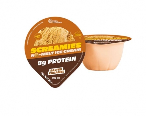 FC Screamies No Melt Protein Ice Cream Salt Caramel 120g 36