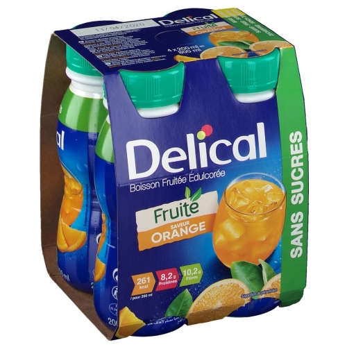 Delical Fruit Oral Clinical Orange 200ml 24
