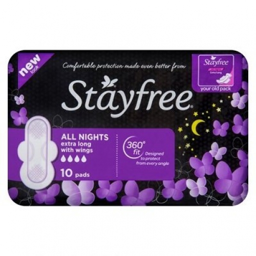Stayfree Reg Cotton 10