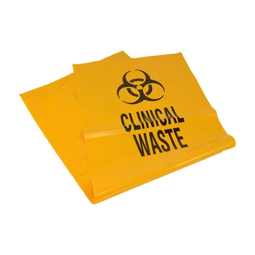 Contaminated Waste Bag 60L Yellow 50