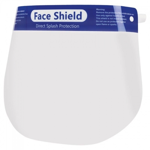 Face Shield Clear Visor n/s sgle use 10