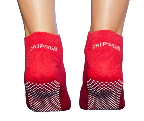 Gripperz Anklet Socks Red - Medium PAIR