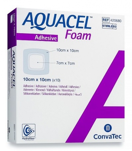Aquacel Foam ADH 10cmx10cm 10