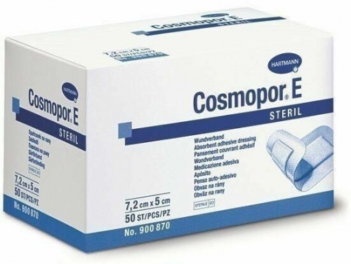 Cosmopor E sterile 7.2x5cm 50