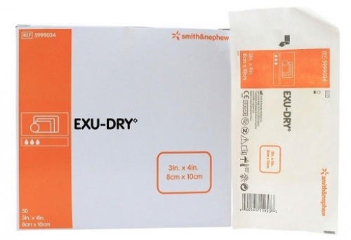 Exu Dry Dressing 8cmx10cm 50