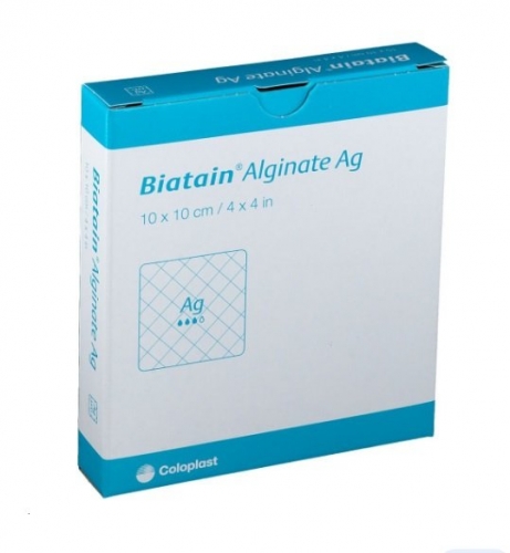 Biatain Alginate AG 10cm x 10cm 10
