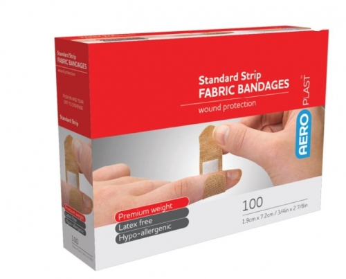 Aeroplast Dressing Strips Fabric box/100