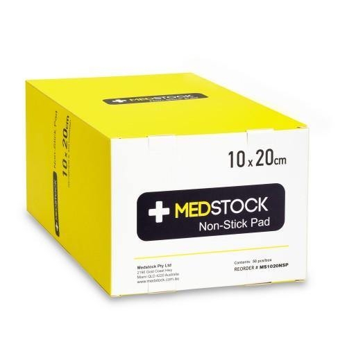 Medstock Non Stick Pad 10cmx20cm box/50