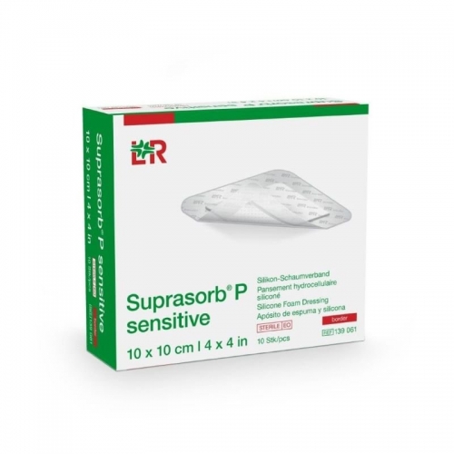 Suprasorb P Sensitive Foam Border 10cmx10cm 10