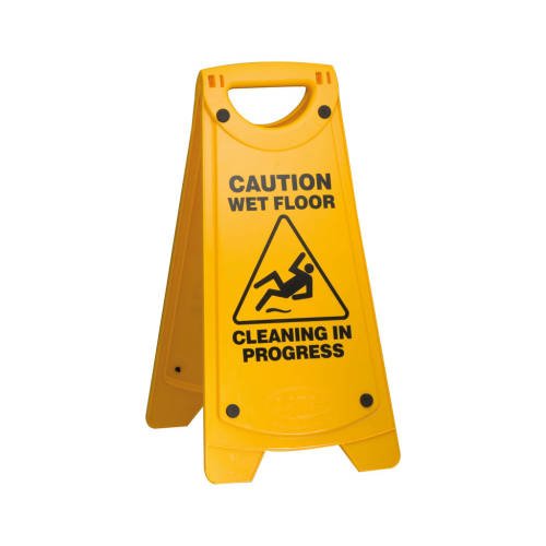 A Frame Caution Wet Floor Sign ea