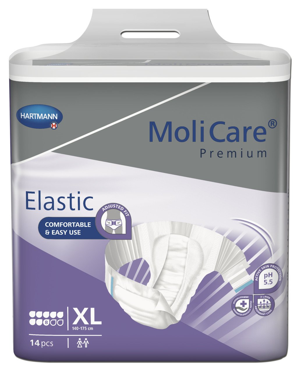 MoliCare Premium Elastic X-Large 8 drops 56