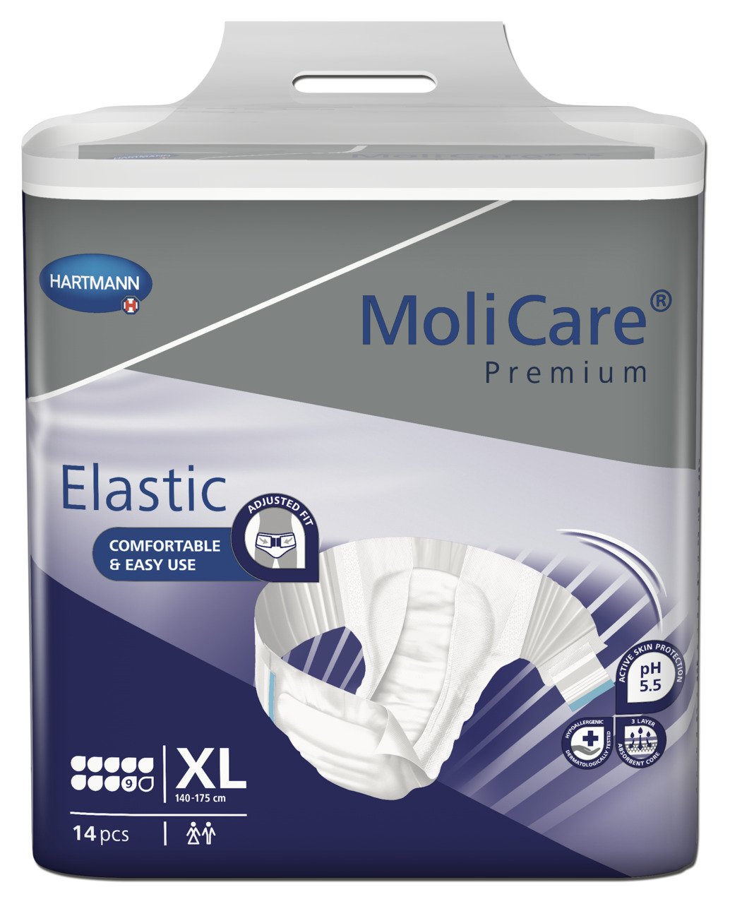 MoliCare Premium Elastic X-Large 9 drops 56