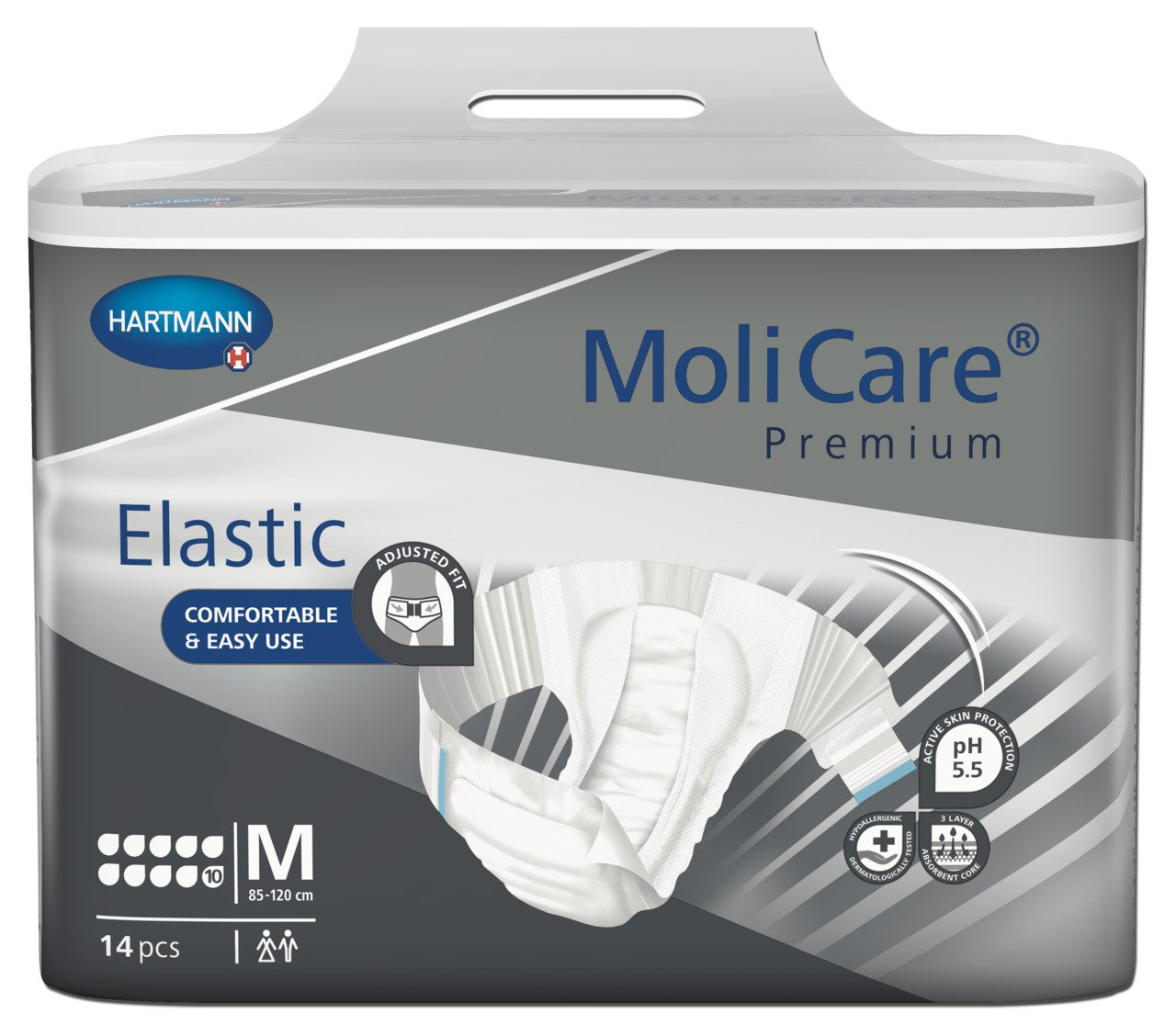 MoliCare Premium Elastic Medium 10 drops 56