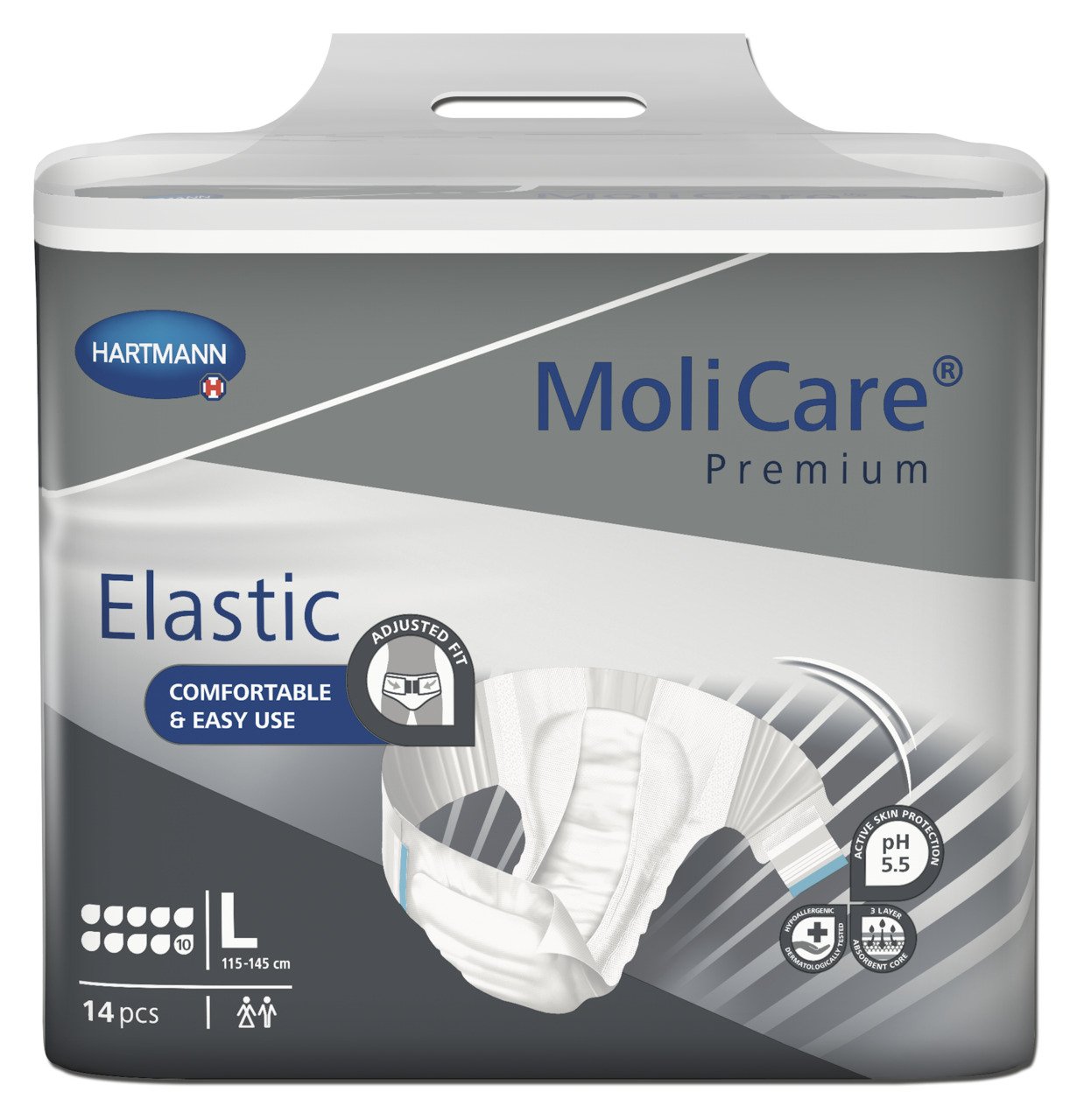 MoliCare Premium Elastic Large 10 drops 56