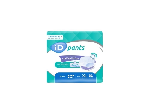 iD Pants Plus XL 130-170cm 1700ml Pk 14x4