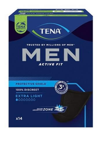TENA Men Protect Shield Black 42