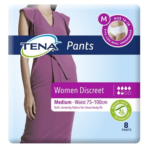 TENA Pants Women Discreet Blanc Medium 24