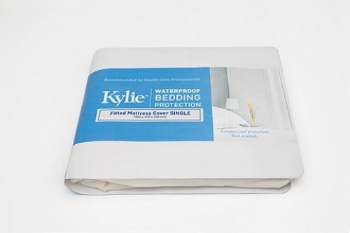 Kylie Fitted Mattress Cover Sgle w/proof ea