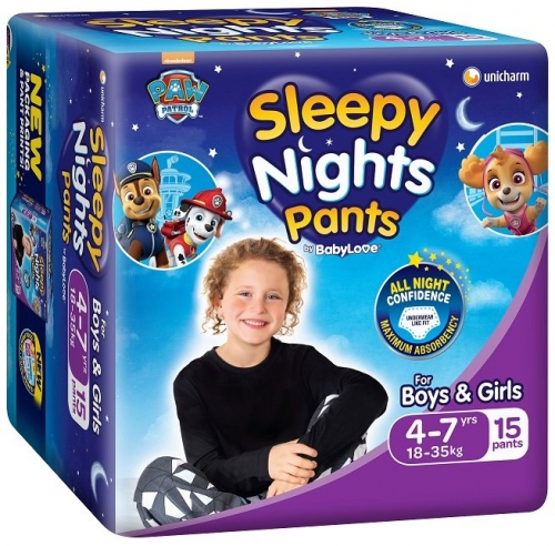 Babylove Sleepy Nights 4-7yr 15x4