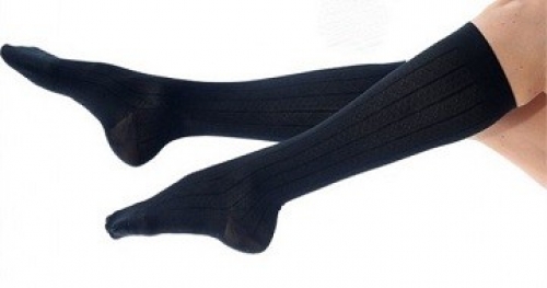 Venosan Microfibre Sock BLK MED pair