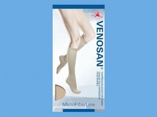 Venosan Microfibre Sock Beige MED pair