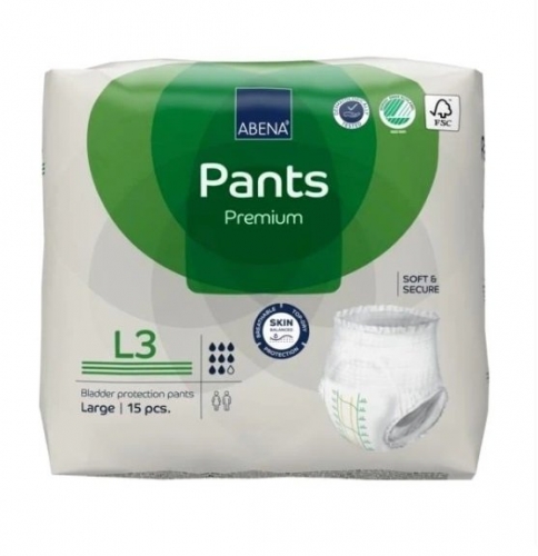 Abena Pants L3 Green 2400mL 90